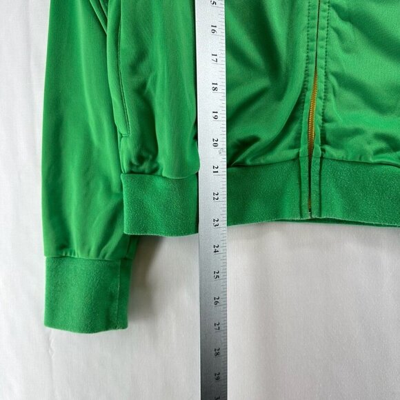 T'oui Jacket Womens Size L BRAZIL Striped Track Full Zip Long Sleeve Green - Picture 12 of 12